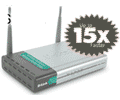 D-Link DWL-7100AP 108Mbps Wireless Tri-Mode Dualband Access Point 